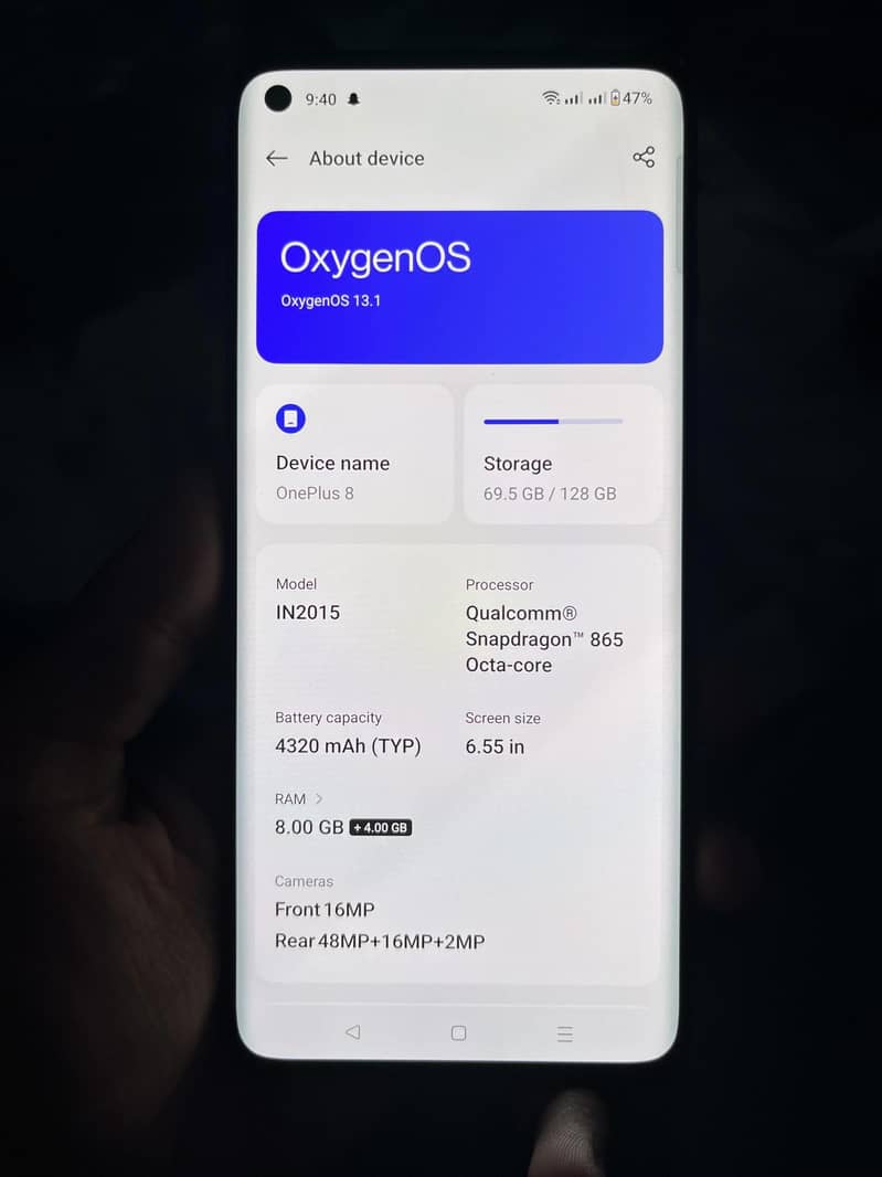 One Plus 8 0