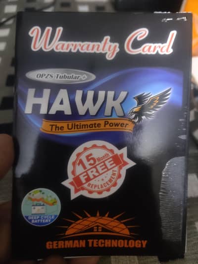 HT 3500 Tubular battery