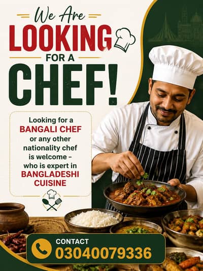Looking for chef
