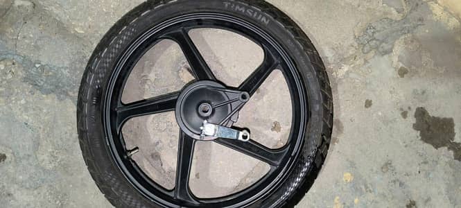 YBR shape Alloy rims for honda 125 with timsun tubeless tyres
