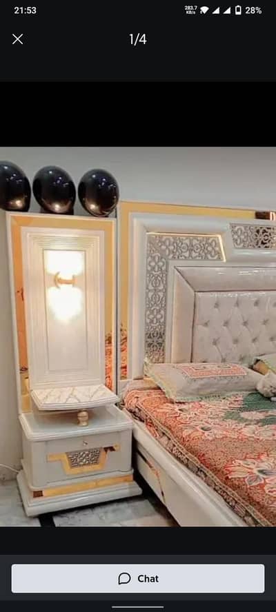 Turkish king bed for sale and dressing