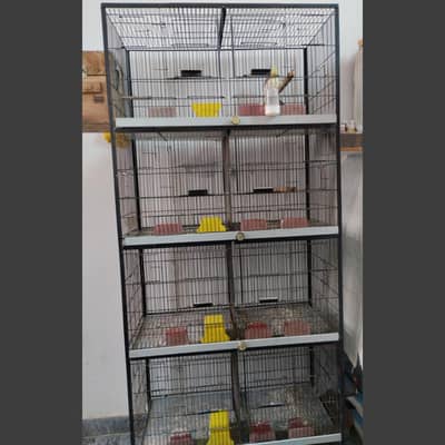 4 portion 8 partitions cage for sale - 03214382921