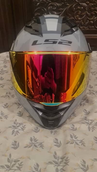 LS2 Helmet (Fusion Blur Gloss Grey Black)