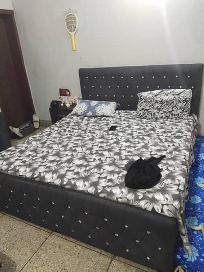 Double Bed set with Mattress for sale