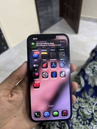 Apple iPhone 13 back crack