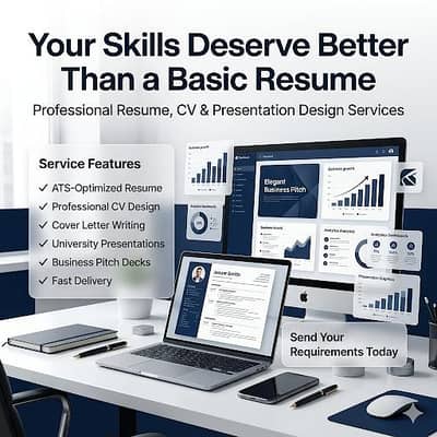 Professional Resumes & Presentations That Make a Strong Impression