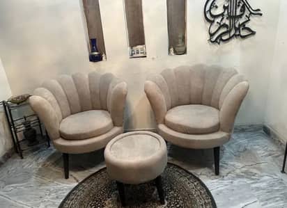 2 Chairs and coffe table