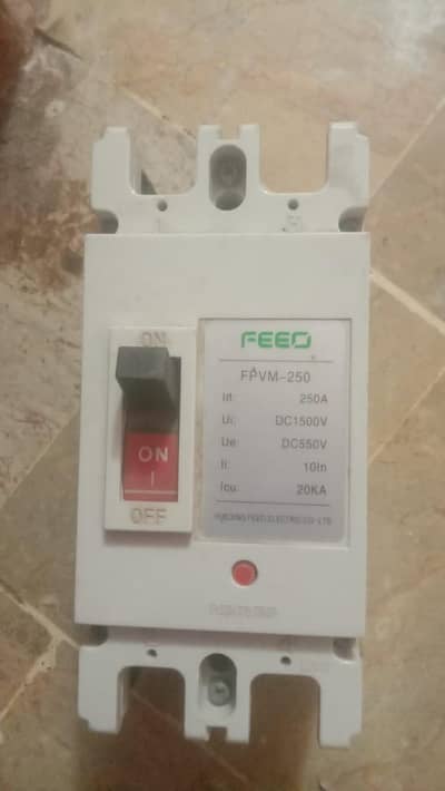250AMP DC FEED breaker 2pole