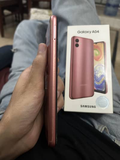 Samsung A04 with box