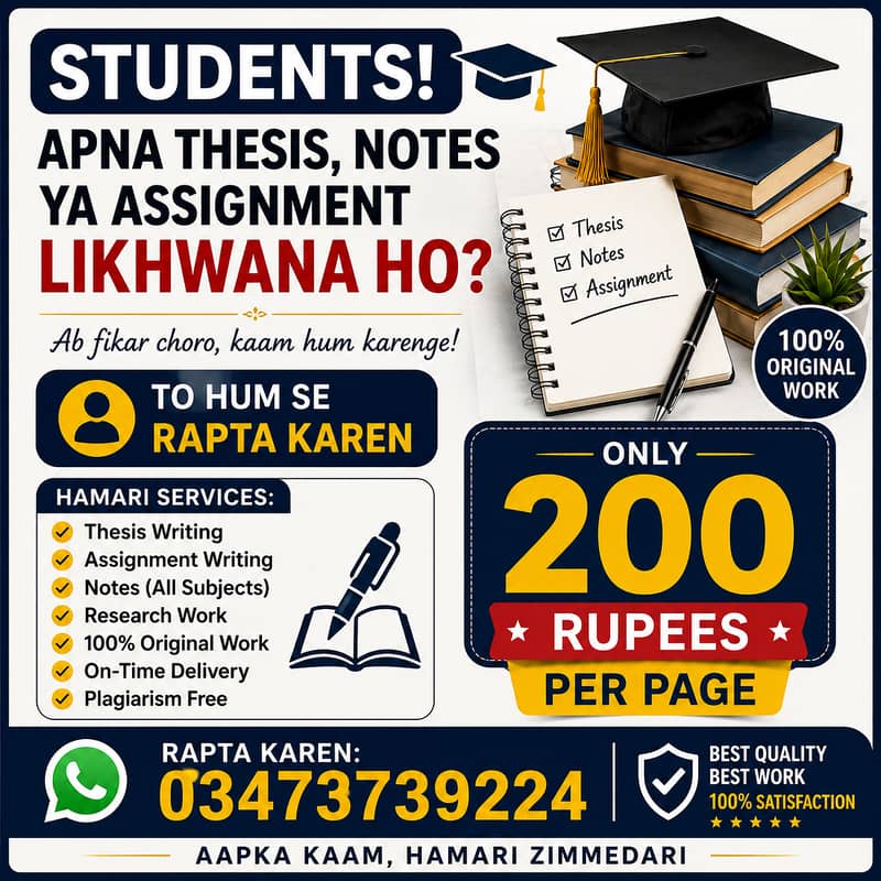 Assignment work. 1