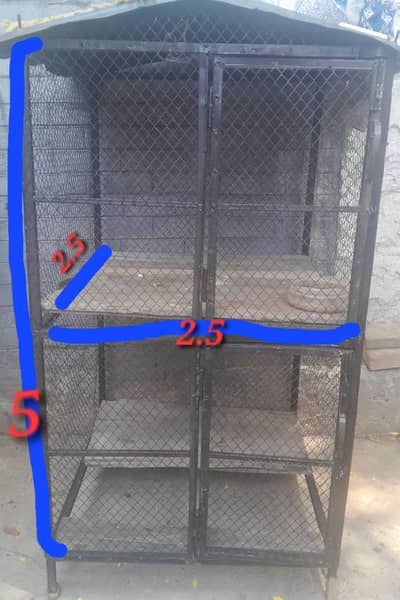 metal cage for sale/ exchnage with quality aseel or fancy pair