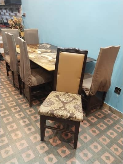 Dinning table 6 chair