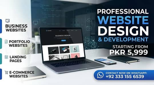 Professional Website Designer & Developer | Fast Delivery (4–7 Days)