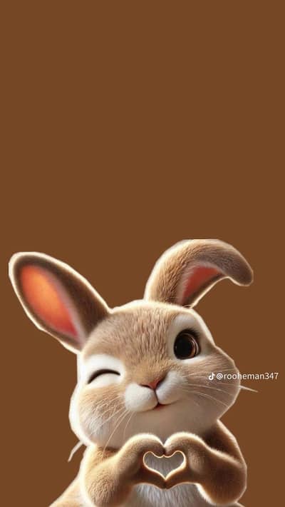 rabbit with different colour and eyes