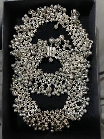100% Authentic 70+ Years Old Vintage Silver Anklets