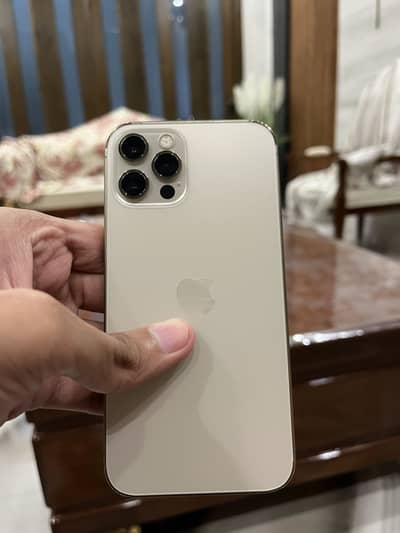 iPhone 12 Pro Gold PTA 256GB 90% Battery ( Brand New Condition )