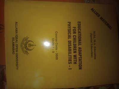Special Education: Physical Disabilities Books I & II Plus FREE BOOK