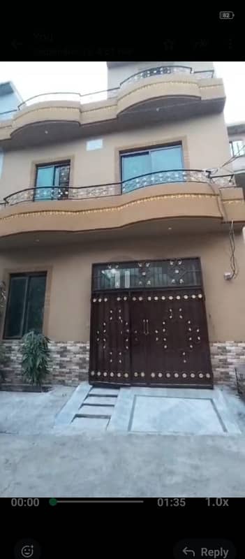3 Marla House For Sale 3 Bed, 2 Kitchen Al Hamd Park Phase 1 Near Marghzar