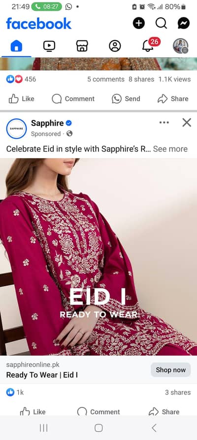 sapphire eid collection