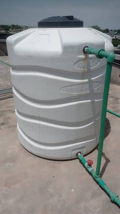 Master Water Storage Tank (1000 liters, 1.5 years old approx)
