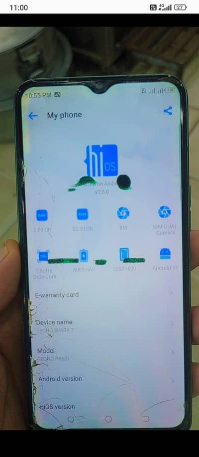 Tecno Spark 7 2 GB Ram 32 GB memory