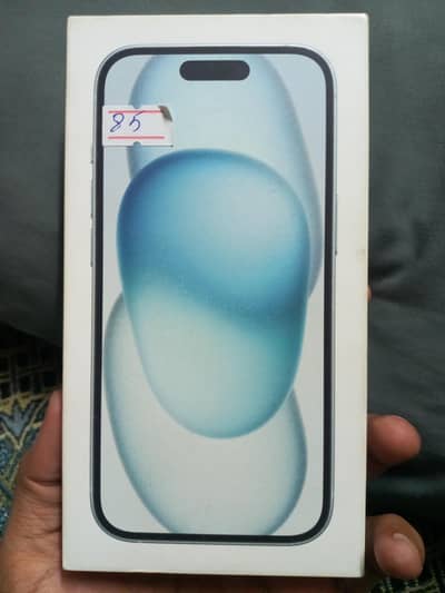 Apple iPhone 15 with box and charger (complete package)