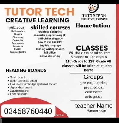 home tutoring service