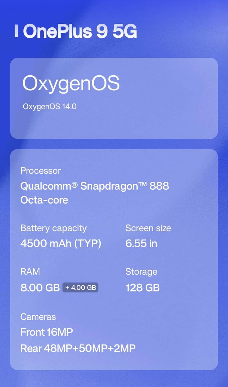 One Plus 9 7
