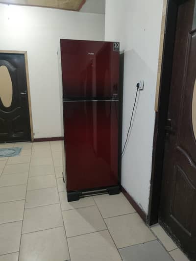 Haier HRF-438 IDRA+ Inverter Refrigerator 408L (Red) 10 Years Warranty