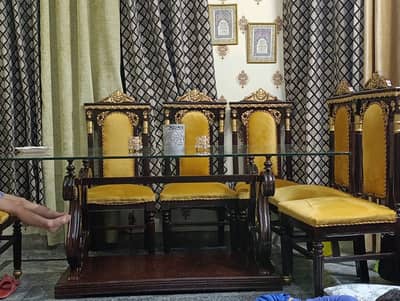 dining table with 6 chairs