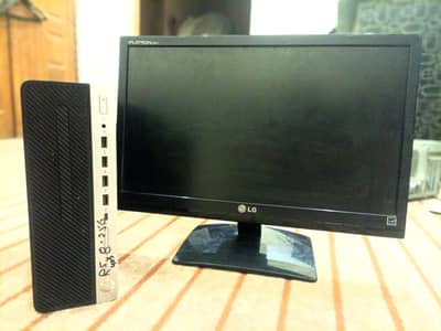 Computer Ryzen 5 2400g, gaming graphic card,ram 8 gb, nvm 128gb, led