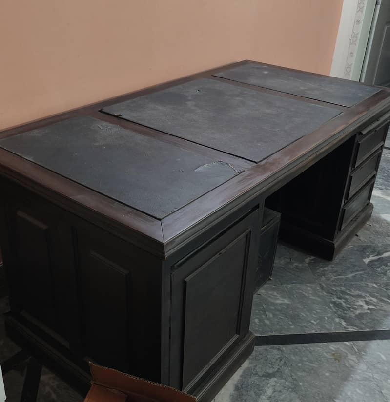 Solid Wood Executive office Table 0