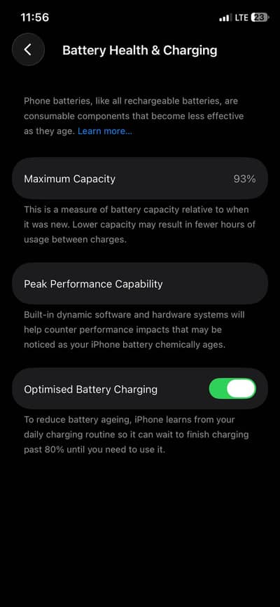 11 pro with box 256GB 93 battery health