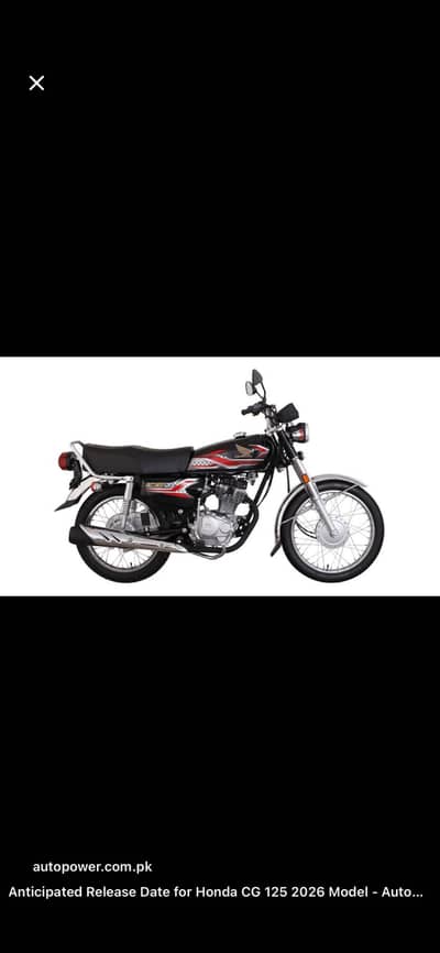 CG 125 model 2024