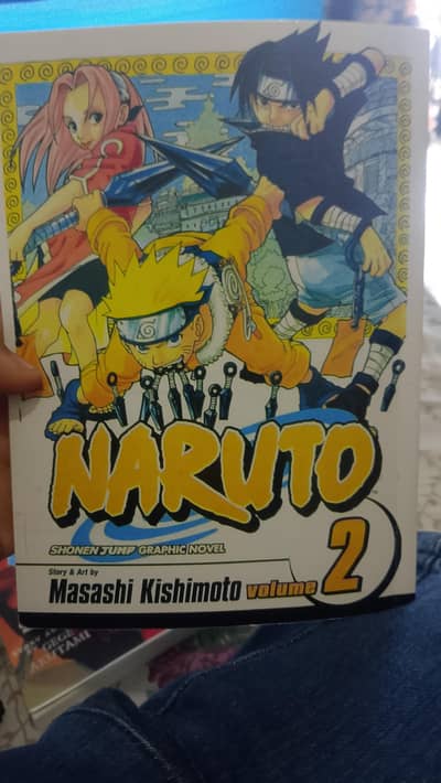 Anime Naruto manga volume 1 and 2