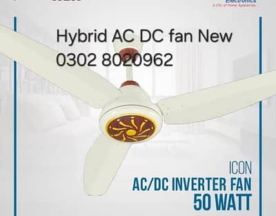 Hybrid AC DC Fan
