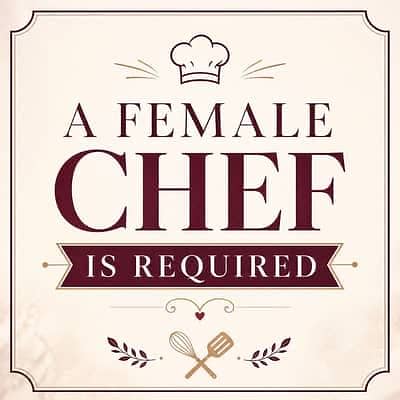 Cook Required (Female)