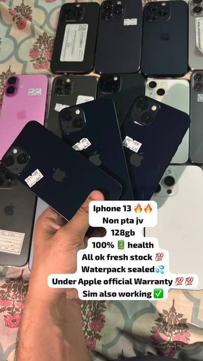 IPHONE 13 128GB 100% under apple warranty