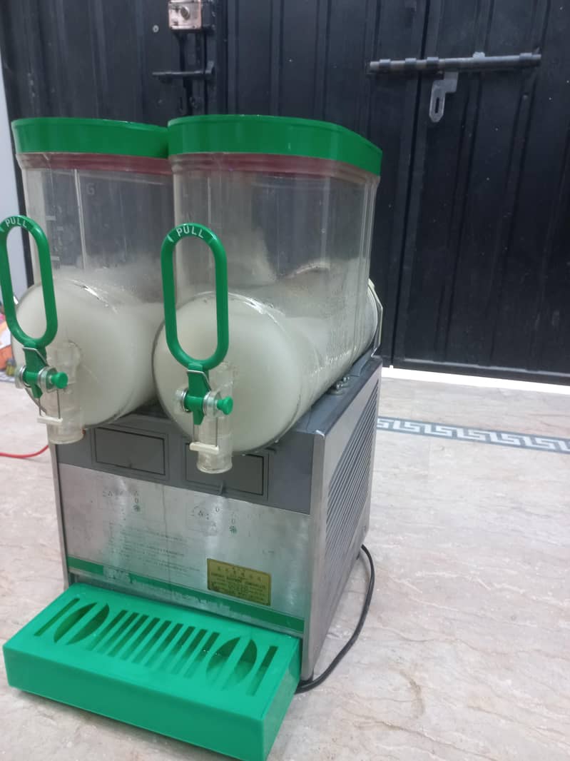 Two Flavour Slush Machine imported 7