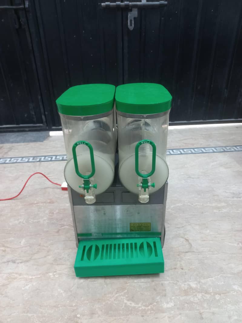 Two Flavour Slush Machine imported 8
