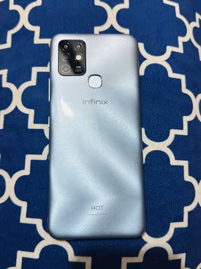 Infinix Hot 10 (6/126) in Blue color & Excellent Condition)