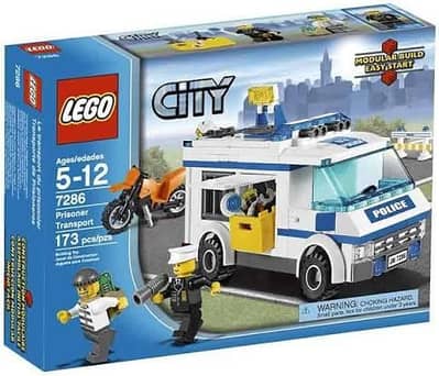 Original Lego police prisoner van set no: 7286