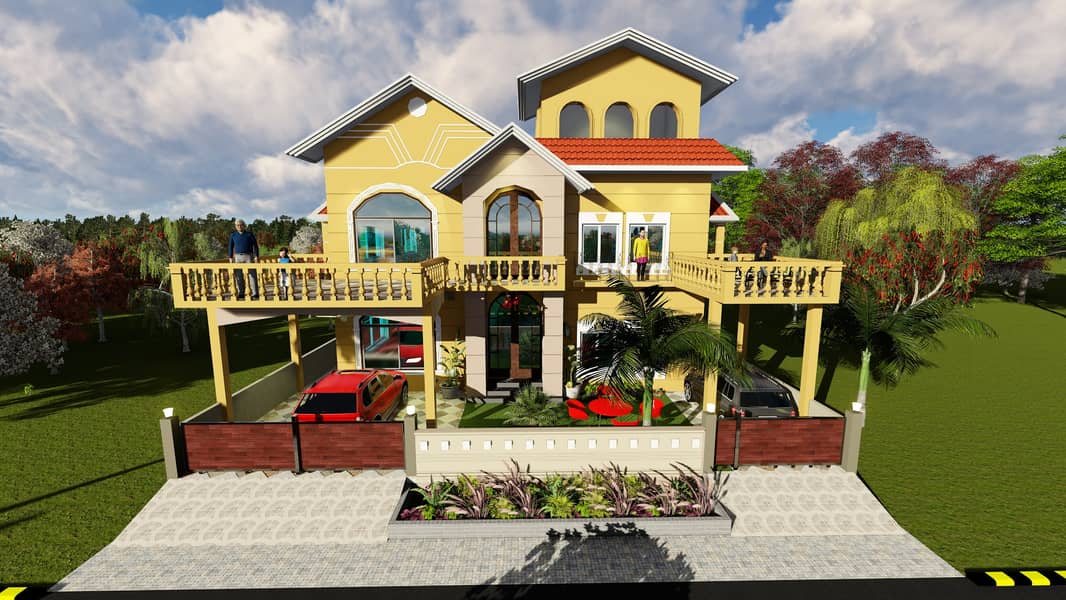 Architect Services/Interior/3D Views/House map/autocad/نقشہ نویس 10