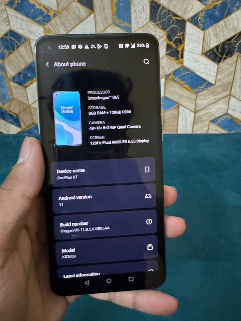 One Plus 8T 7