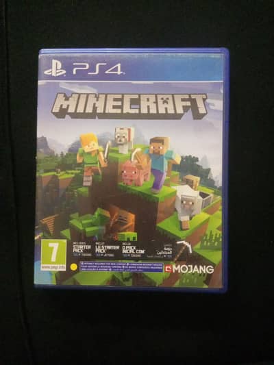 Minecraft ps4 disk