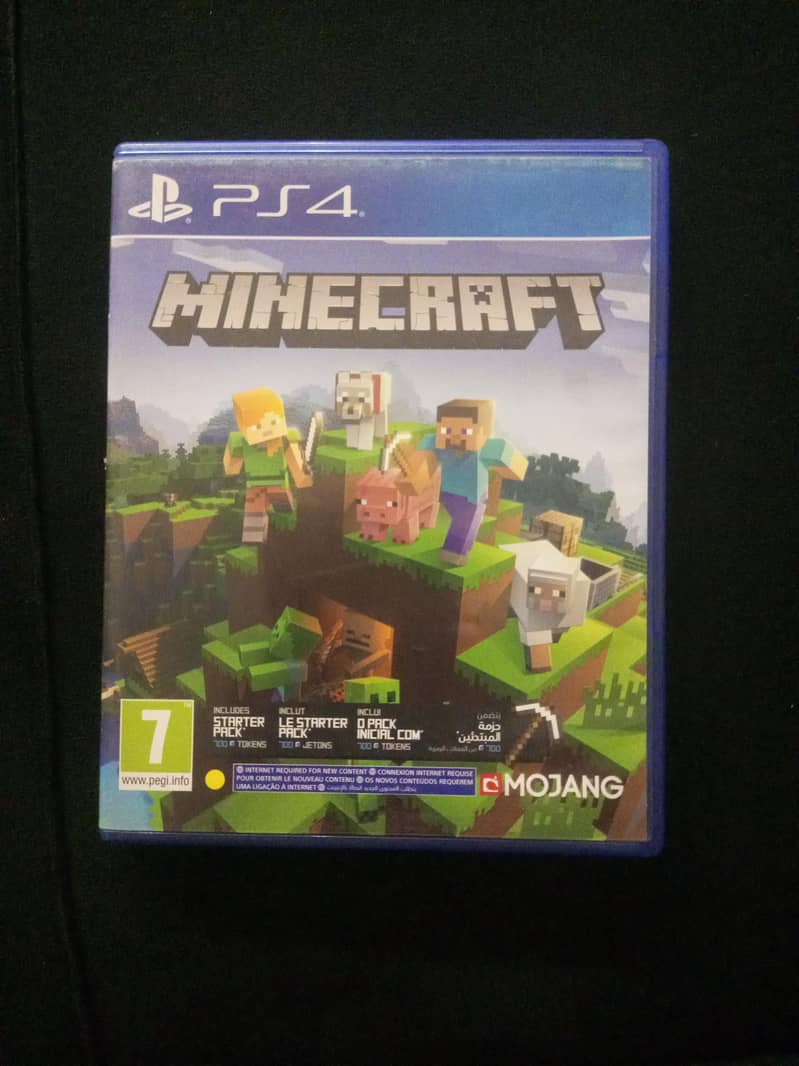 Minecraft ps4 disk 0