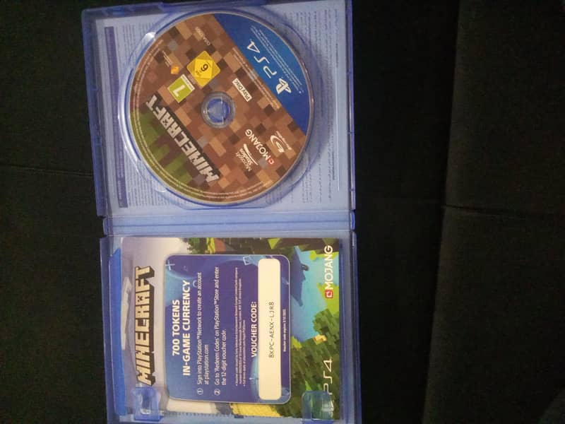 Minecraft ps4 disk 2