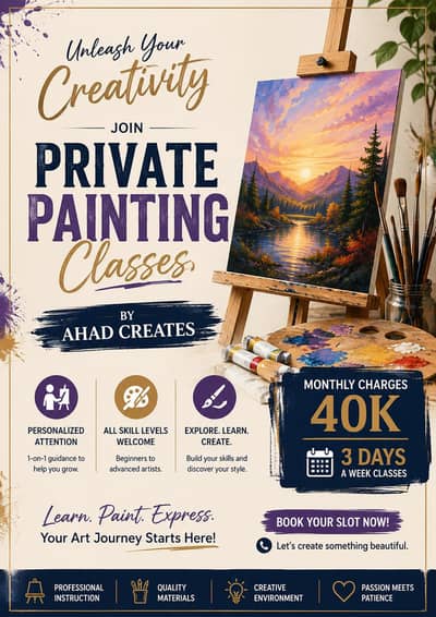 home tutor for painting and craft classes