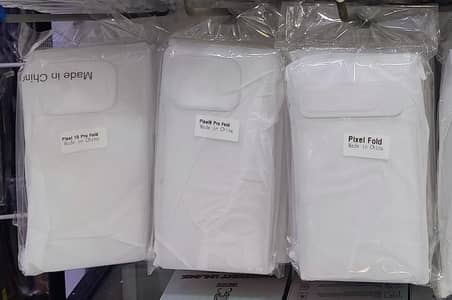 Google Pixel Fold Series Back Clear Hard Shell Case