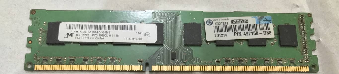 4gb ram ddr3 new condition